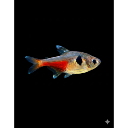 Tetra fantôme jaune Hyphessobrycon roseus tropical, Magasin, VPC
